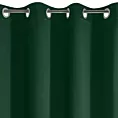 Zasłona zielona z gładkiej tkaniny zaciemniającej typu blackout 135x250 przelotka PARISA Design 91 Eurofirany