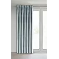 Zasłona srebrna z welwetowej tkaniny 80x270 cm system flex - MELANIE Eurofirany