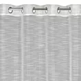 Firana biała z rysunkiem poziomych nitek na błyszczącym tle 140x250 cm przelotka RACHEL Eurofirany