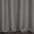Zasłona szyta na taśmie fala stalowo szara z miękkiej tkaniny z efektem melanżu
