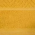Ręcznik do rąk 30x50 cm bawełniany kolor musztardowy ze wzorem zygzaka 500 g/m2 KALIA Reina Line Eurofirany
