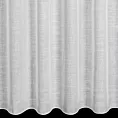Firana szyta na taśmie 5 cm biała z delikatnej etaminy wykończonej obciążnikiem