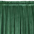 Zasłona ciemnozielona z gładkiego welwetu 140x300 cm taśma PIERRE Eurofirany