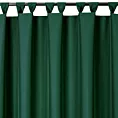 Zasłona ciemnozielona z wodoodpornej tkaniny idealna do ogrodu i na taras 155x240 cm szelki/rzep GARDEN Eurofirany
