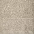 Ręcznik do rąk FERO z welwetową bordiurą beżowy 30x50 cm Eurofirany