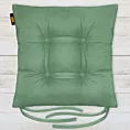 Poduszka na krzesło dwustronna 40 x 40 x 8 cm welurowa miętowa ADORE Eurofirany
