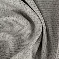 Poszewka szyta srebrna z tkaniny o melanżowej strukturze