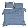 Pościel 220x200 cm gładka z satyny bawełnianej kolor niebieski DINA Diva Line Eurofirany