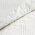 Narzuta biała 170x210 cm z patchworkowym motywem wytłaczanym techniką hot press BONI 5 DESIGN 91 Eurofirany