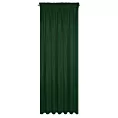 Zasłona zielona z gładkiej matowej tkaniny zaciemniającej 135x270 cm taśma BLACKOUT Eurofirany