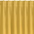 Zasłona musztardowa zaciemniająca 140x300 cm taśma imitująca flex MILAN Eurofirany