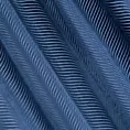 Zasłona granatowa z błyszczącego strukturalnego welwetu 140x250 cm przelotka LUSSI Eurofirany