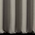 Zasłona szyta na taśmie fala popielata z tkaniny z jodełkowym wzorem geometrycznym