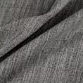 Zasłona szyta na taśmie 5 cm ciemnoszara z tkaniny o naturalnym splocie z efektem melanżu