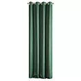 Zasłona zielona z błyszczącym splotem 140x250 cm przelotka ESSME Eurofirany