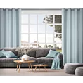 Zasłona platynowa z matowej gładkiej tkaniny 140x250 cm przelotka RITA Eurofirany