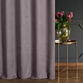 Tkanina zasłonowa miękka gładka o zamszowym chwycie Eurofirany