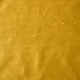 Zasłona musztardowa z matowego welwetu 215x250 cm przelotka MELANIE Eurofirany