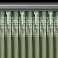 Zasłona ciemnomiętowa z tkaniny welwetowej 140x270 cm taśma ROSA Design 91 Eurofirany