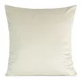 Poszewka na poduszkę 45x45 cm welwetowa o delikatnym połysku gładka kremowa GAJA 1 Eurofirany