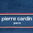 Ręcznik kąpielowy 70X140 cm bawełniany kolor granatowy 450 g/m2 z żakardową bordiurą i haftowanym logiem marki Pierre Cardin KARLA Eurofirany