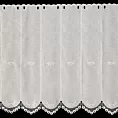 Tkanina firanowa zazdrostka z etaminy zdobiona ażurowym haftem Eurofirany