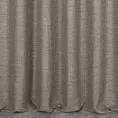Zasłona szyta na taśmie 5 cm beżowa z tkaniny o grubym splocie