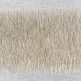 Firana biało, beżowa z etaminy zdobiona moherową nicią 140x250 cm przelotka MARGARET 3 Eurofirany