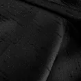 Poszewka szyta czarna z miękkiej, matowej tkaniny w stylu eko o naturalnym splocie