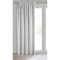 Zasłona srebrna z siateczki 140x270 cm taśma ALEKSA Eurofirany