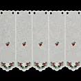 Tkanina firanowa zazdrostka z świątecznym haftem Eurofirany