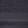 Ręcznik do rąk 30x50 cm bawełniany kolor grafitowy w pasy przetykany błyszczącą nicią 500 g/m2 APRIL Eurofirany