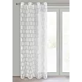 Firana biała w stylu boho 140x250 cm przelotka ROZI Eurofirany