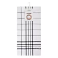 Ściereczka kuchenna 50x70 cm bawełniana kolor biały ,stalowy zdobiona kratką 200 g/m2 CHECK Eurofirany