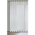 Firana biała z gładkiej przezroczystej mikrosiateczki z mocnym połyskiem 350x250 cm przelotka ALEXA Design 91 Eurofirany