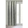 Zasłona szaro, szampańska z delikatnym połyskiem z welwetu 140x250 cm przelotka MARSALA Eurofirany