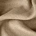 Zasłona szyta na taśmie fala jasnobrązowa z tkaniny o naturalnym splocie z efektem melanżu