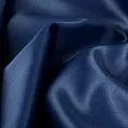Poszewka szyta ciemnoniebieska z jednokolorowej gładkiej tkaniny