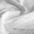 Zasłona biało, srebrna z aksamitnego welwetu zdobiona przecieranym nadrukiem 140x250 cm przelotka - ARNITA Eurofirany