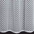 Firana biała o strukturze miękkiej koronki przetykanej błyszczącą nicią 140x250 cm przelotka LILY Eurofirany