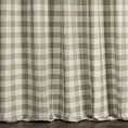Tkanina zasłonowa o płóciennym splocie w kratkę Eurofirany