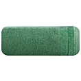 Ręcznik kąpielowy Damla z welwetową bordiurą zielony 50x90 cm Eurofirany