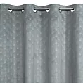 Zasłona stalowa z wytłaczanego welwetu 140x250 cm przelotka JULIA Eurofirany