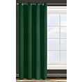 Zasłona zielona z gładkiej tkaniny zaciemniającej typu blackout 135x250 przelotka PARISA Design 91 Eurofirany