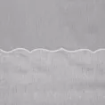 Tkanina firanowa, matowa wykończona efektownym podwinięciem,Eurofirany