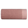 Ręcznik kąpielowy 50x90 cm bawełniany kolor pudrowy róż o ryżowej strukturze 550 g/m2 RISO Eurofirany
