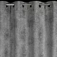 Zasłona popielata z tkaniny szenilowej 135x250 przelotka ALETA Eurofirany
