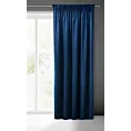 Zasłona granatowa z gładkiego welwetu 140x270 taśma SIBEL Pierre Cardin Eurofirany