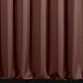 Zasłona szyta na taśmie fala ruda z tkaniny o naturalnym splocie z efektem melanżu