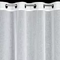 Firana biała zdobiona błyszczącą nicią 140x250 cm przelotka MARGARET 6 Eurofirany